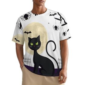 AILLOSA All Over TH-444 Kısa Kollu Baskılı Erkek T-shirt