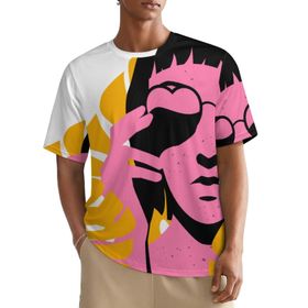 AILLOSA All Over TH-452 Kısa Kollu Baskılı Erkek T-shirt