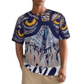 AILLOSA All Over TH-457 Kısa Kollu Baskılı Erkek T-shirt