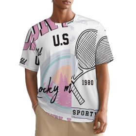 AILLOSA All Over TH-462 Kısa Kollu Baskılı Erkek T-shirt