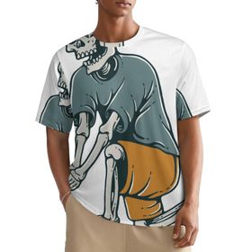 AILLOSA All Over TH-464 Kısa Kollu Baskılı Erkek T-shirt