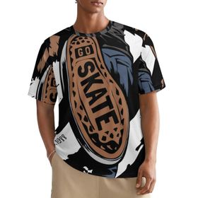 AILLOSA All Over TH-478 Kısa Kollu Baskılı Erkek T-shirt