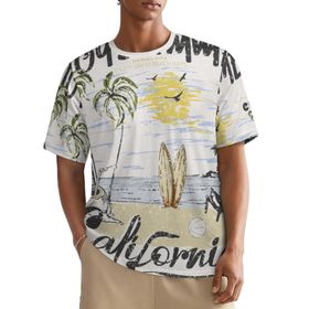 AILLOSA All Over TH-484 Kısa Kollu Baskılı Erkek T-shirt