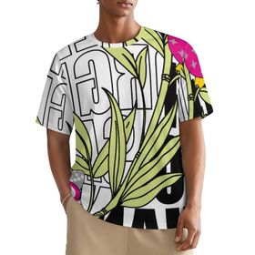 AILLOSA All Over TH-487 Kısa Kollu Baskılı Erkek T-shirt