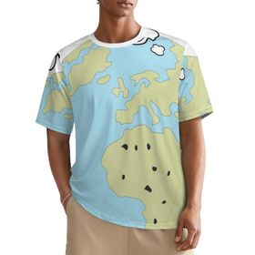AILLOSA All Over TH-76 Kısa Kollu Baskılı Erkek T-shirt