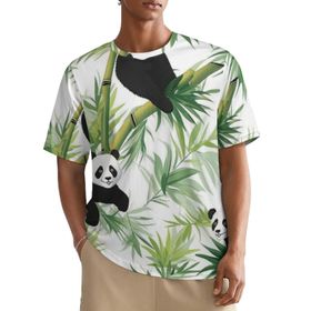 AILLOSA All Over YH-10 Kısa Kollu Baskılı Erkek T-shirt