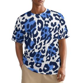 AILLOSA All Over YH-109 Kısa Kollu Baskılı Erkek T-shirt