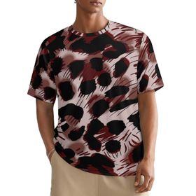AILLOSA All Over YH-113 Kısa Kollu Baskılı Erkek T-shirt