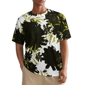 AILLOSA All Over YH-123 Kısa Kollu Baskılı Erkek T-shirt