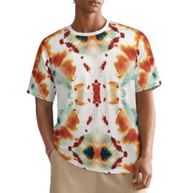 AILLOSA All Over YH-129 Kısa Kollu Baskılı Erkek T-shirt