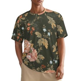 AILLOSA All Over YH-14 Kısa Kollu Baskılı Erkek T-shirt