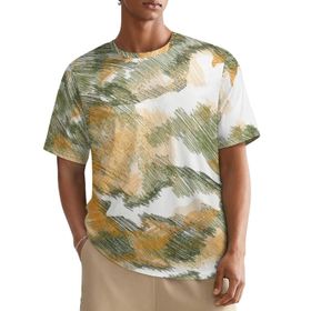 AILLOSA All Over YH-152 Kısa Kollu Baskılı Erkek T-shirt