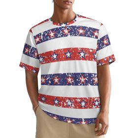 AILLOSA All Over YH-156 Kısa Kollu Baskılı Erkek T-shirt