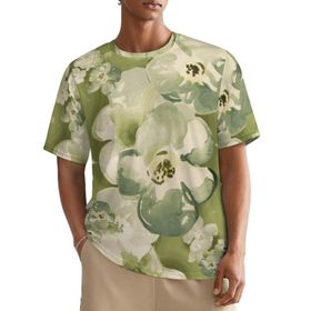 AILLOSA All Over YH-165 Kısa Kollu Baskılı Erkek T-shirt
