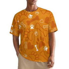 AILLOSA All Over YH-166 Kısa Kollu Baskılı Erkek T-shirt