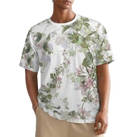 AILLOSA All Over YH-175 Kısa Kollu Baskılı Erkek T-shirt