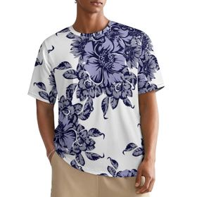 AILLOSA All Over YH-177 Kısa Kollu Baskılı Erkek T-shirt