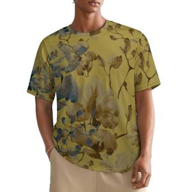 AILLOSA All Over YH-185 Kısa Kollu Baskılı Erkek T-shirt