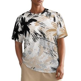 AILLOSA All Over YH-206 Kısa Kollu Baskılı Erkek T-shirt