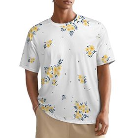 AILLOSA All Over YH-210 Kısa Kollu Baskılı Erkek T-shirt
