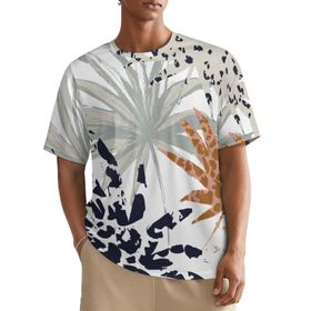 AILLOSA All Over YH-212 Kısa Kollu Baskılı Erkek T-shirt