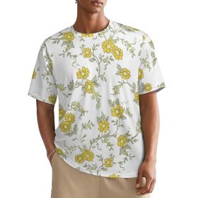 AILLOSA All Over YH-217 Kısa Kollu Baskılı Erkek T-shirt