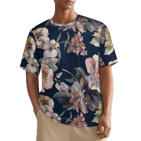 AILLOSA All Over YH-22 Kısa Kollu Baskılı Erkek T-shirt