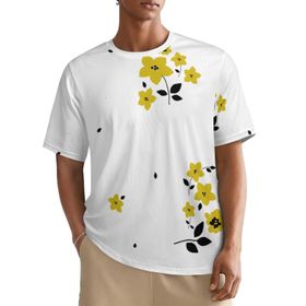 AILLOSA All Over YH-220 Kısa Kollu Baskılı Erkek T-shirt