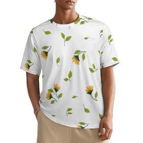 AILLOSA All Over YH-223 Kısa Kollu Baskılı Erkek T-shirt