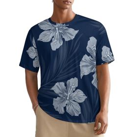 AILLOSA All Over YH-232 Kısa Kollu Baskılı Erkek T-shirt