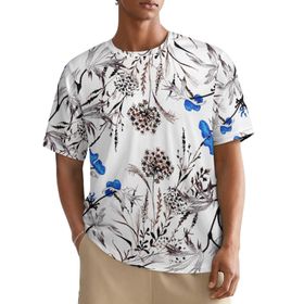 AILLOSA All Over YH-242 Kısa Kollu Baskılı Erkek T-shirt