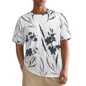 AILLOSA All Over YH-245 Kısa Kollu Baskılı Erkek T-shirt
