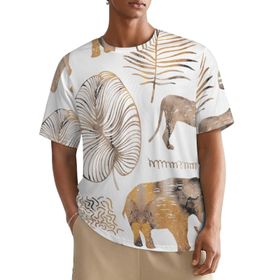 AILLOSA All Over YH-250 Kısa Kollu Baskılı Erkek T-shirt