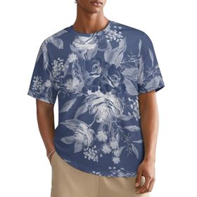 AILLOSA All Over YH-251 Kısa Kollu Baskılı Erkek T-shirt
