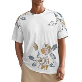 AILLOSA All Over YH-253 Kısa Kollu Baskılı Erkek T-shirt