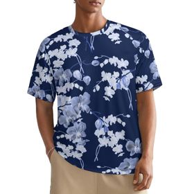 AILLOSA All Over YH-264 Kısa Kollu Baskılı Erkek T-shirt