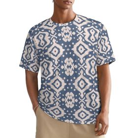 AILLOSA All Over YH-265 Kısa Kollu Baskılı Erkek T-shirt