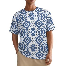 AILLOSA All Over YH-271 Kısa Kollu Baskılı Erkek T-shirt