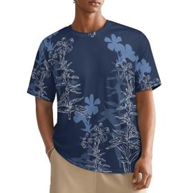 AILLOSA All Over YH-275 Kısa Kollu Baskılı Erkek T-shirt