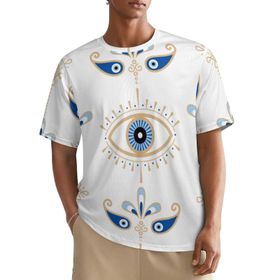 AILLOSA All Over YH-276 Kısa Kollu Baskılı Erkek T-shirt