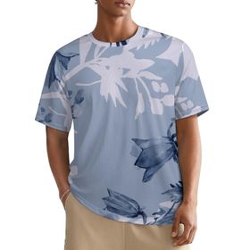 AILLOSA All Over YH-285 Kısa Kollu Baskılı Erkek T-shirt