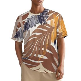 AILLOSA All Over YH-287 Kısa Kollu Baskılı Erkek T-shirt