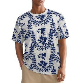 AILLOSA All Over YH-289 Kısa Kollu Baskılı Erkek T-shirt