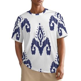 AILLOSA All Over YH-291 Kısa Kollu Baskılı Erkek T-shirt