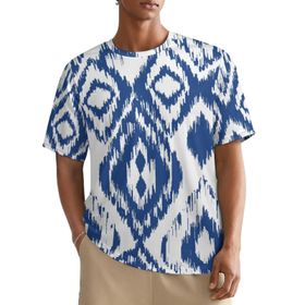 AILLOSA All Over YH-301 Kısa Kollu Baskılı Erkek T-shirt