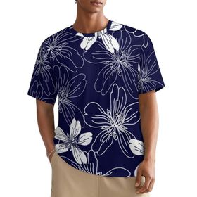 AILLOSA All Over YH-308 Kısa Kollu Baskılı Erkek T-shirt
