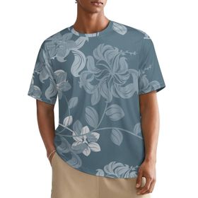 AILLOSA All Over YH-309 Kısa Kollu Baskılı Erkek T-shirt