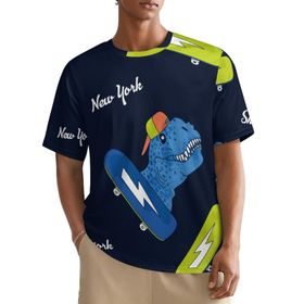 AILLOSA All Over YH-321 Kısa Kollu Baskılı Erkek T-shirt