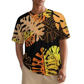 AILLOSA All Over YH-323 Kısa Kollu Baskılı Erkek T-shirt