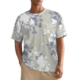 AILLOSA All Over YH-326 Kısa Kollu Baskılı Erkek T-shirt